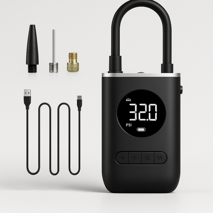 Inflador Digital Portátil Binkora™ – Rápido, Potente y Seguro